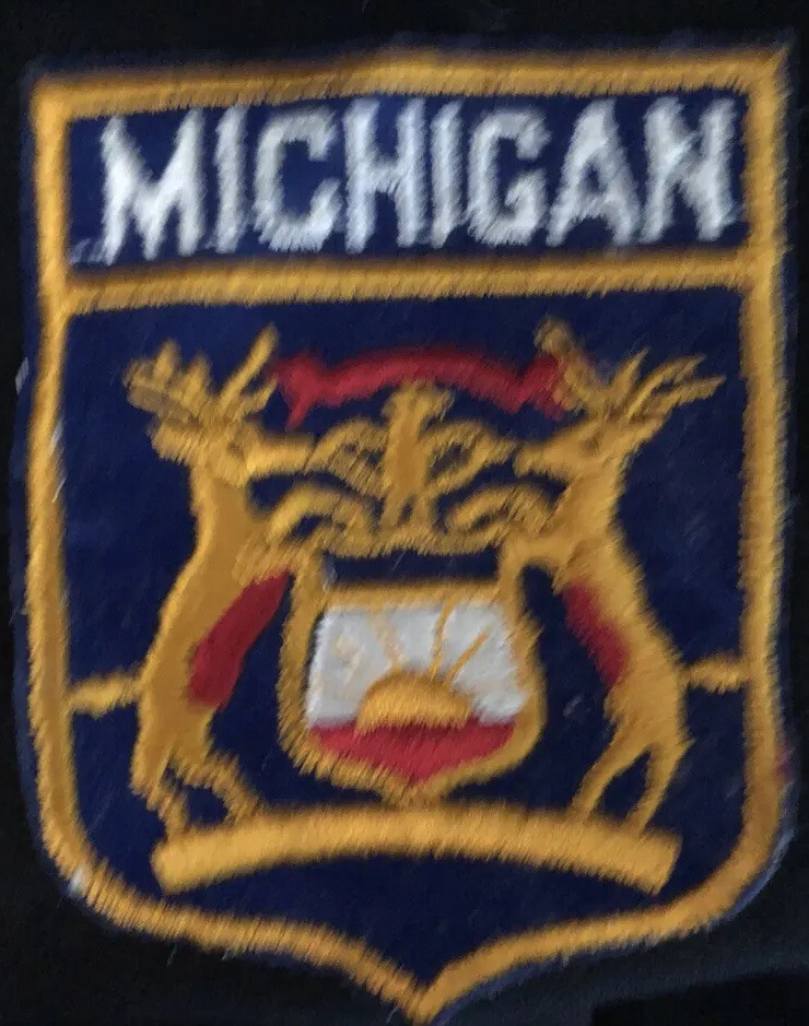 Michigan state seal patch