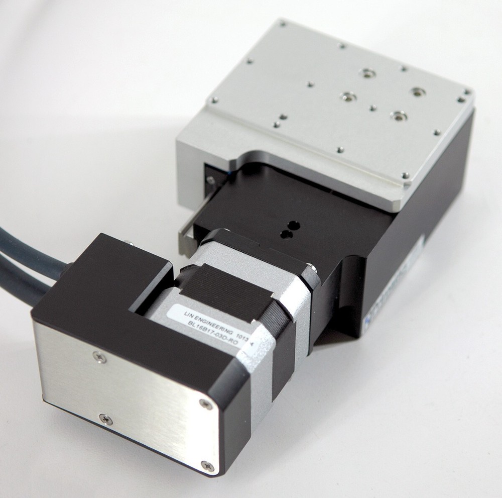 NOS, PRIMATICS 0-1278-4030 PRECISION LINEAR STAGE, 27 MM .32 um REPEATABILITY.