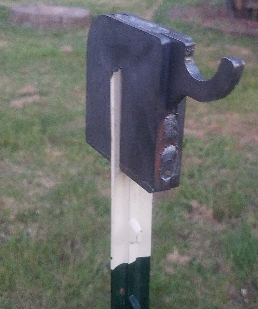 3/8 AR500 T post steel target hanger hook (2 Pack)