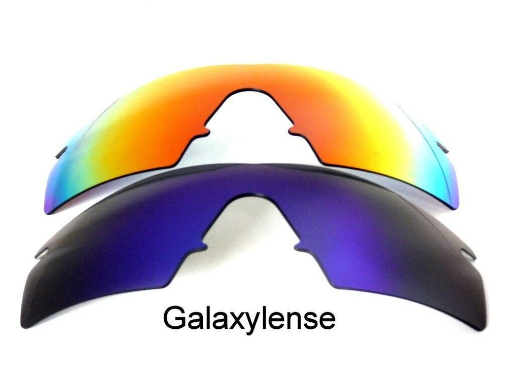Galaxy Replacement Lenses For Oakley M Frame Strike Polarized Blue&Red 2Pair