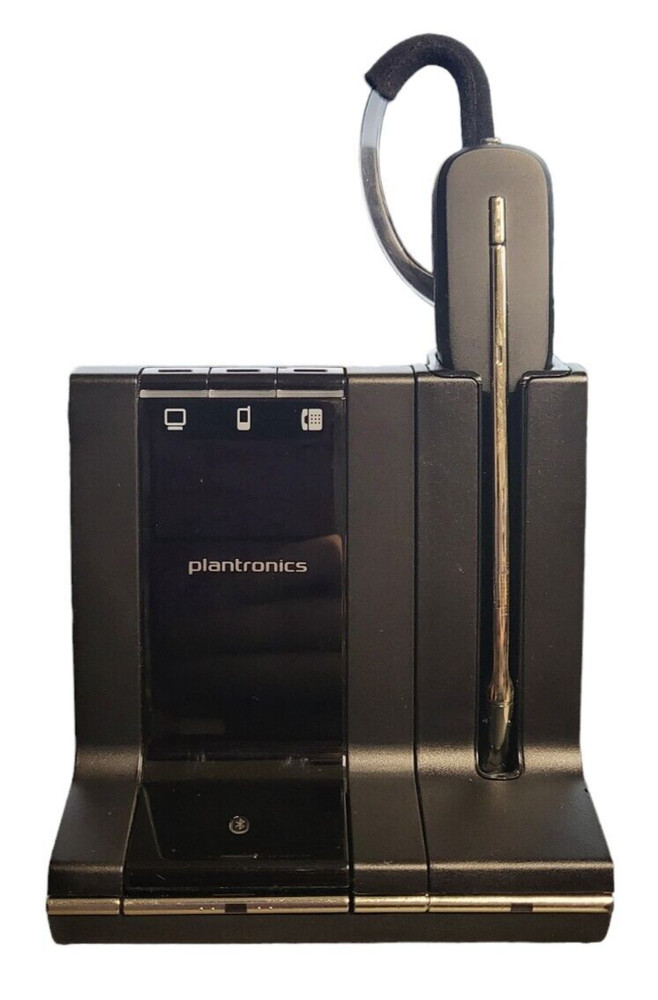 Plantronics W02 Wireless Headset System - TESTED w/ CHARGING BASE!!