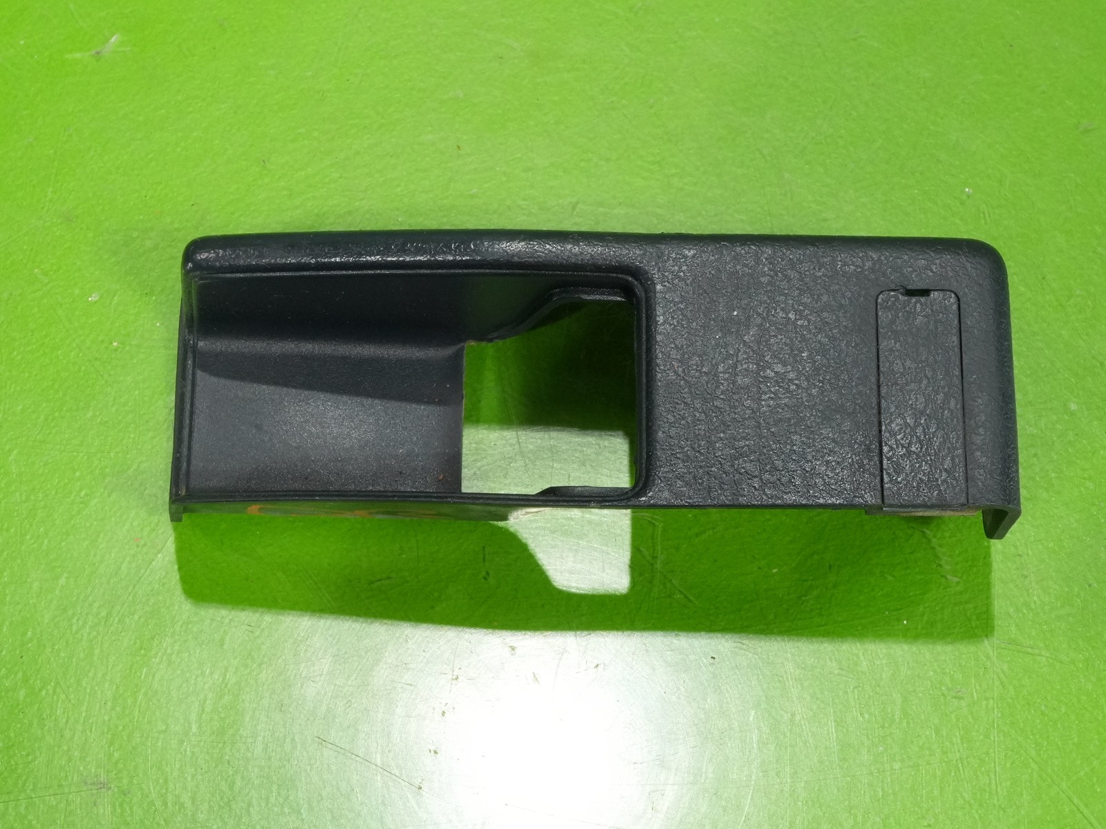 92-95 Civic OEM fuel gas tank trunk hatch popper opener cover trim panel blue