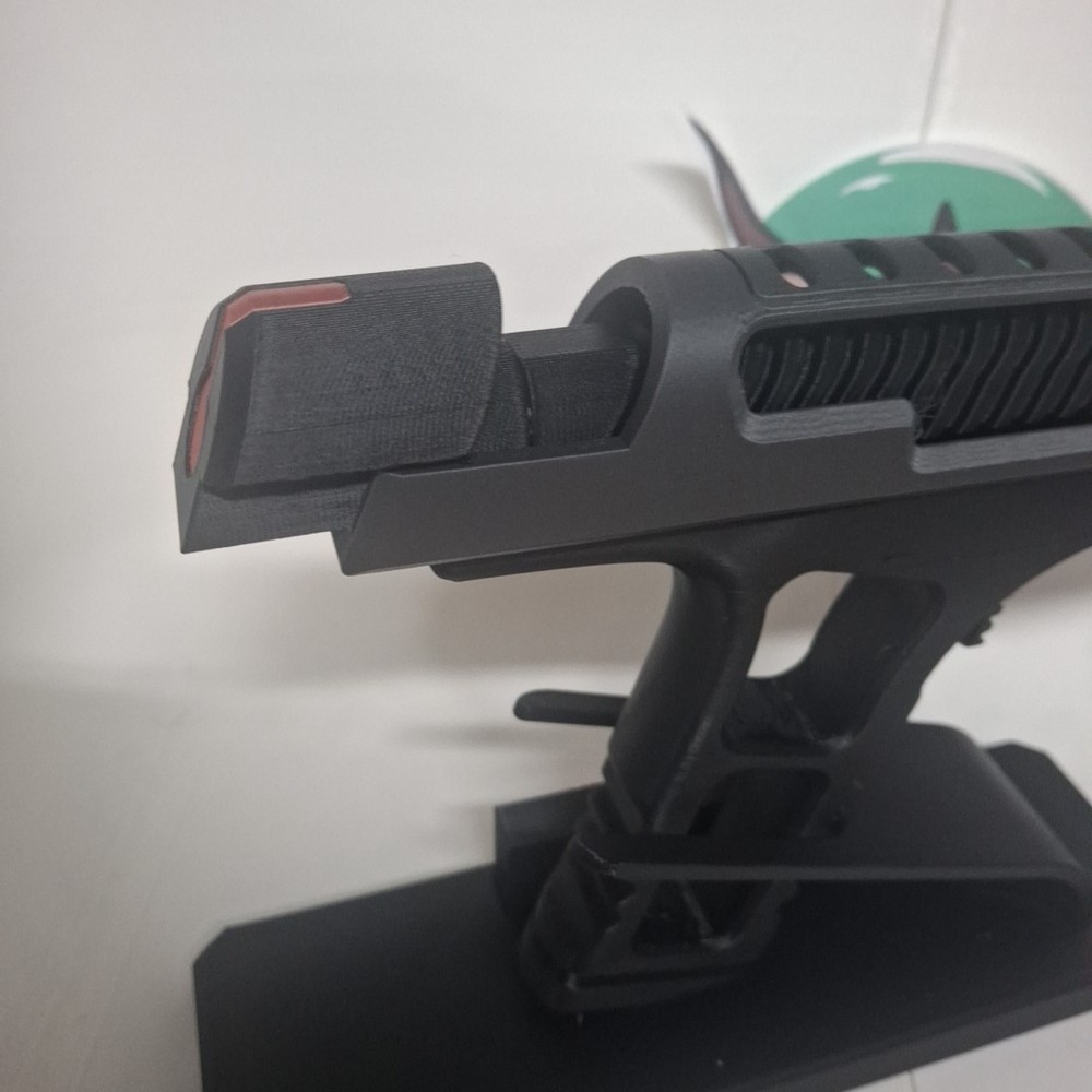 Star Trek Section 31 Alok Phaser Replica - Static wth Movable Trigger & Stand