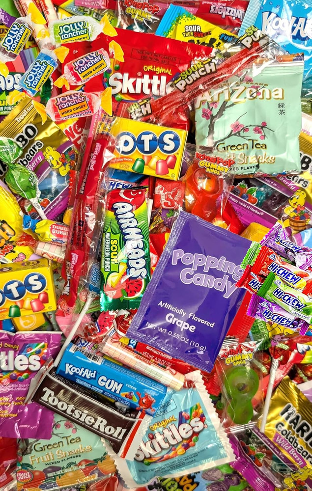 Variety Candy Pack - 2 LB Assorted Party Mix - Individually Wrapped Bulk Candy -