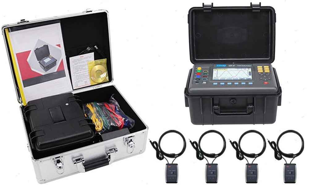 Power Quality Analyzer with 10A~6000A Current True RMS Max Error ±(1 % + 3dgt)
