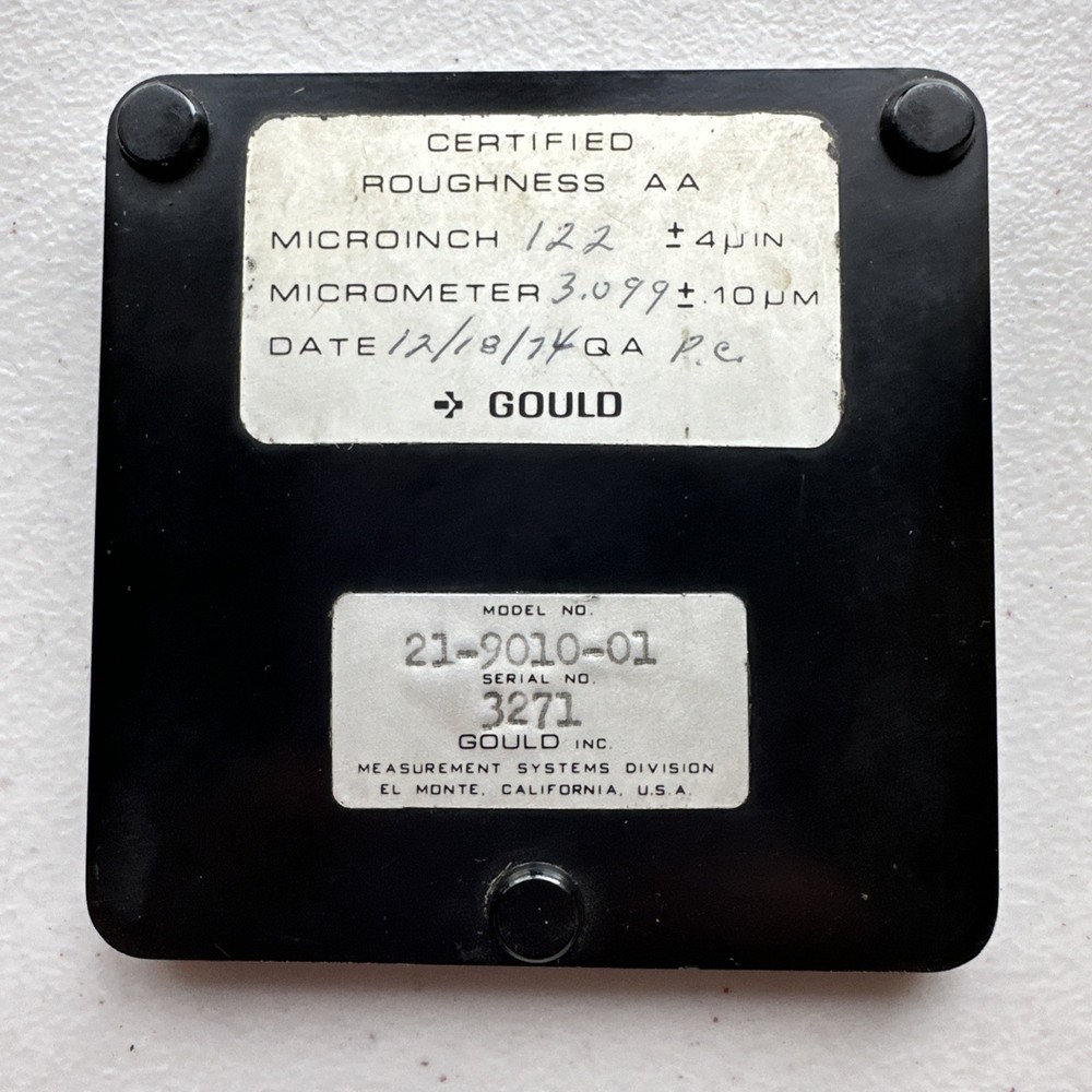 Gould Calsurf-Certified Roughness AA Standard Reference