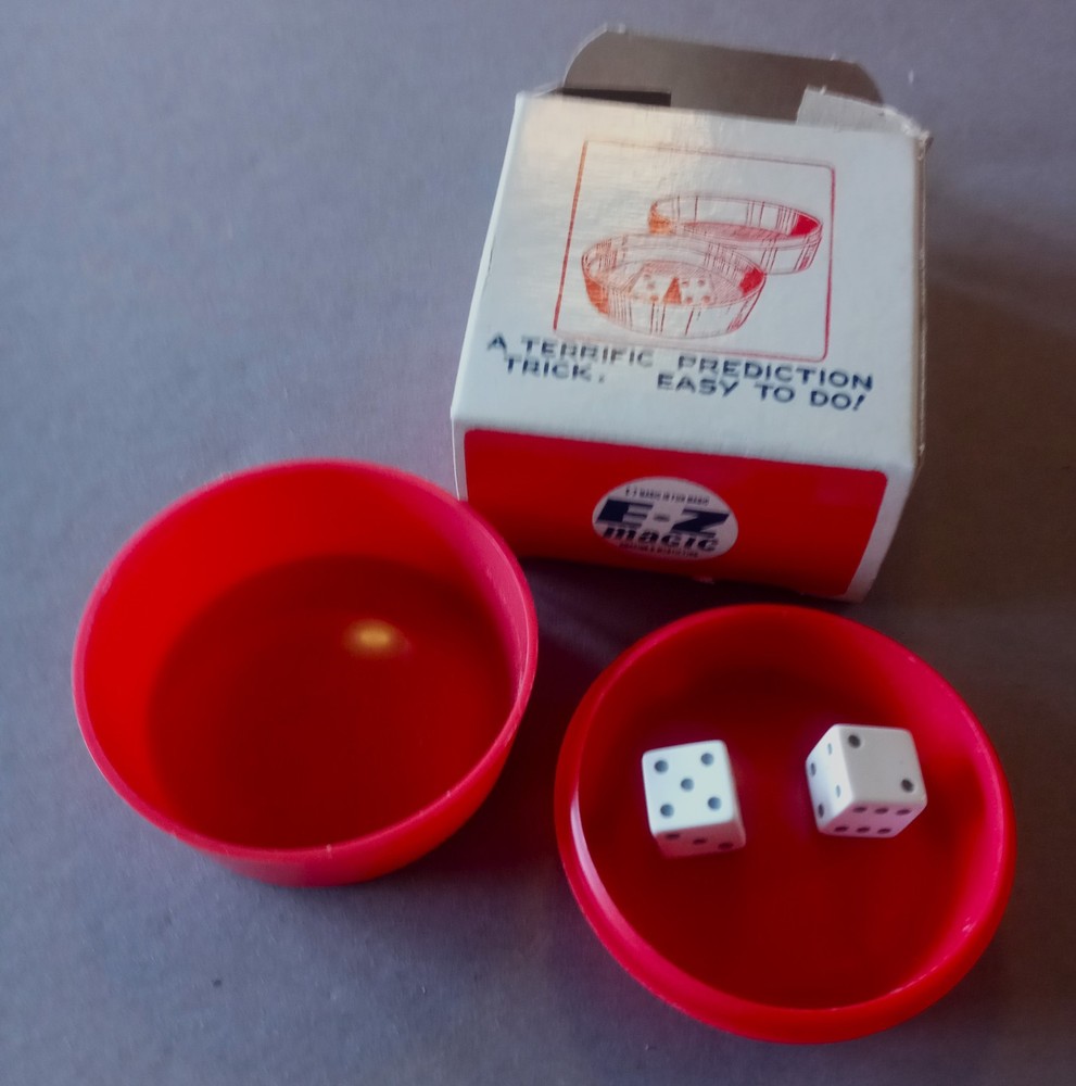 Sure-Shot Dice Box MAGIC TRICK E-Z Magic