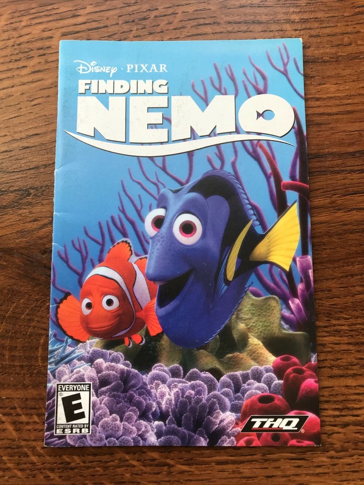 Finding Nemo PS2 Playstation 2 Instruction Manual Only