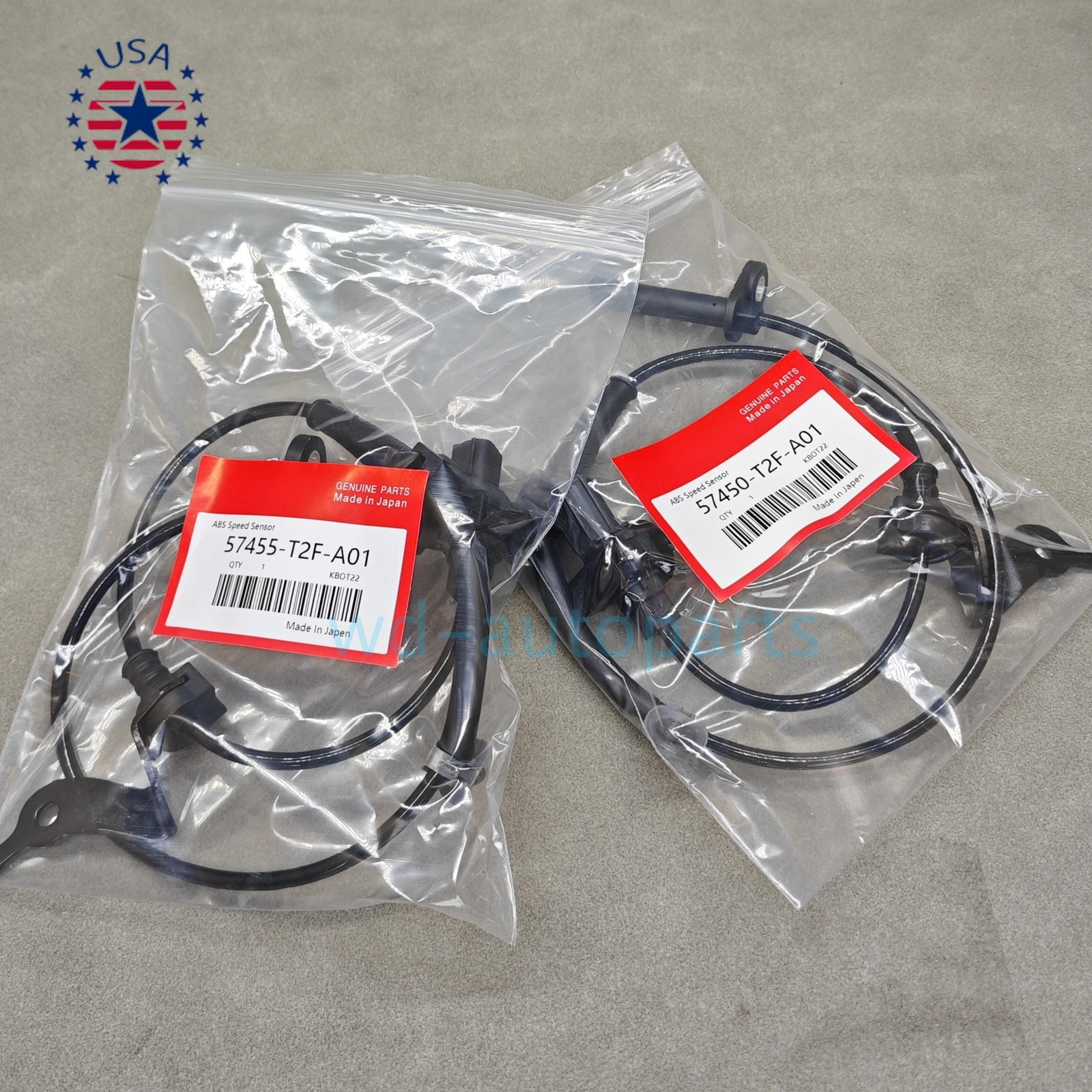 OEM! Front ABS Speed Sensor Driver & Passenger Side For 2013-2017 Honda Accord