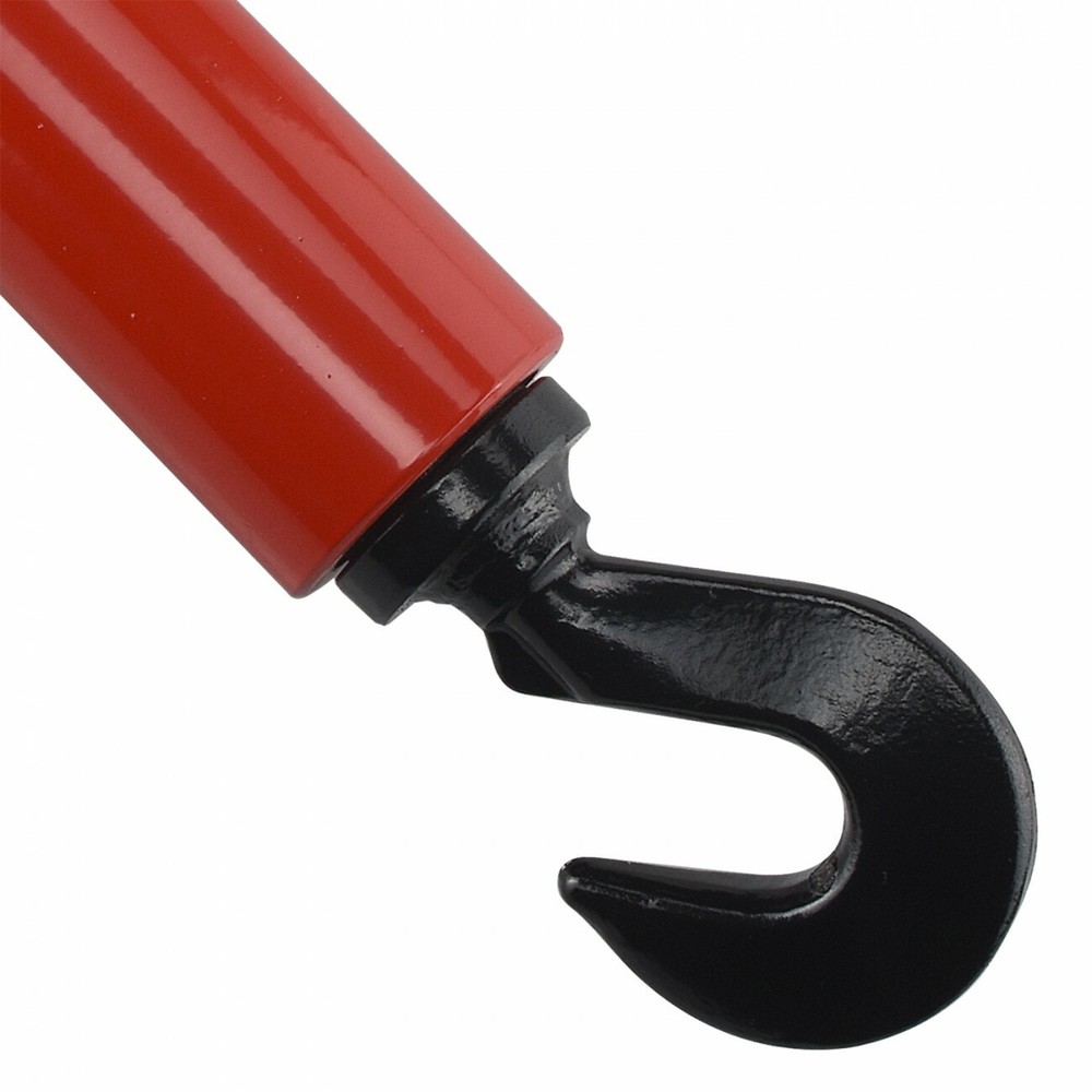 10 Ton Pull Back Ram Porta Power Hydraulic Puller Ram w/Hooks 26" Long 5" Pull