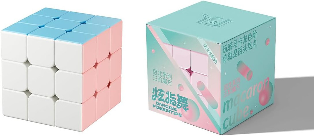 YJ 3X3 Speed Cube Macaron Stickerless