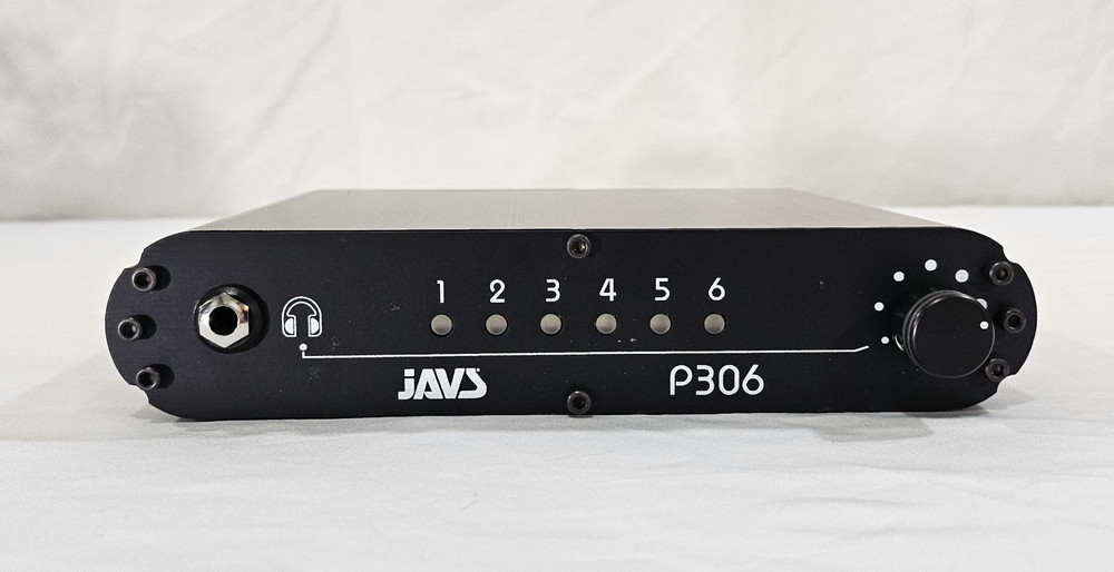 JĀVS P306 Audio Processor 6-Input 4-Output Mic Mixer w / Microphone + Cables Set