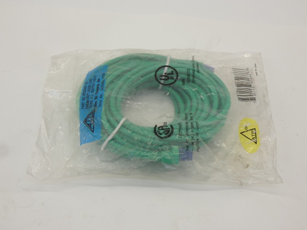 ATP AT1525EV-GN Cat 5e Green Patch Cable, 25FT - NEW Surplus!