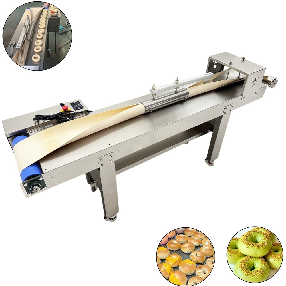 Bagel Shaping Forming Machine Doughnut Bread Maker 110V Dough Roller Bagel Maker