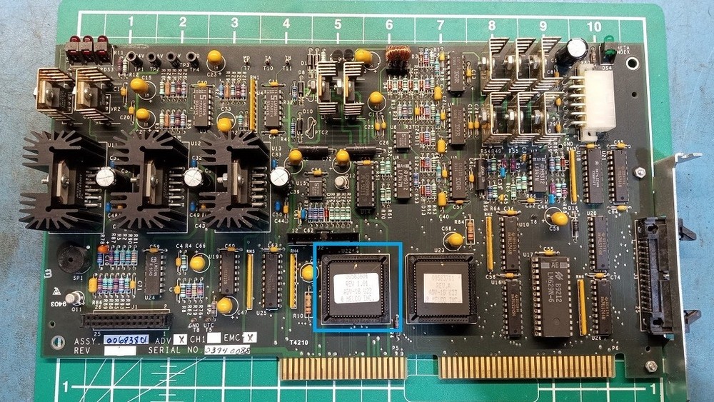 Melco embroidery machine Interface board 006838-01  memory chip U22