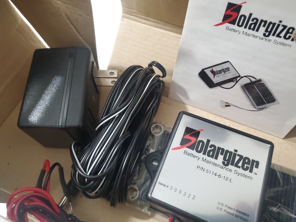Solargizer Battery Maintenance System 5114-6-12-L Solar Powered Prevent Dead Bat