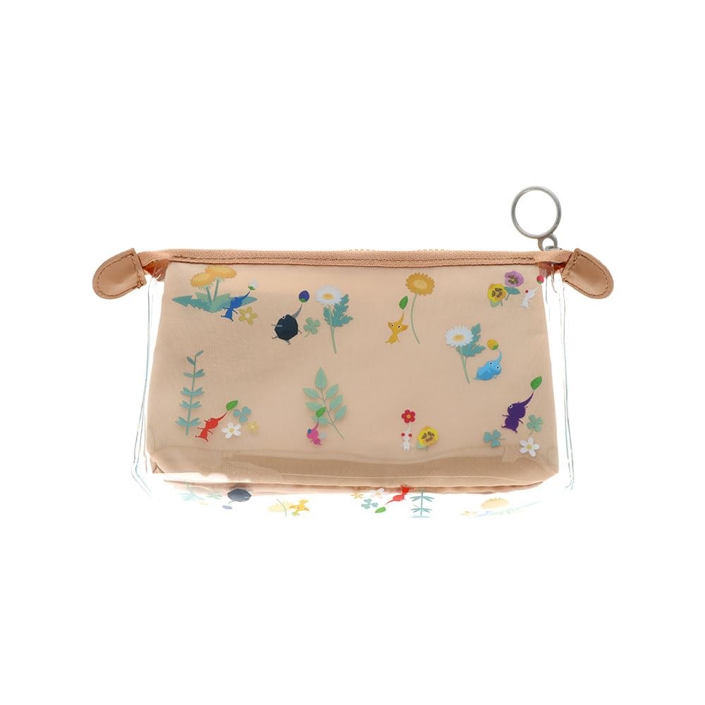 Pikmin Nintendo Multi-Function Pouch, Clear, Mitte, Beige