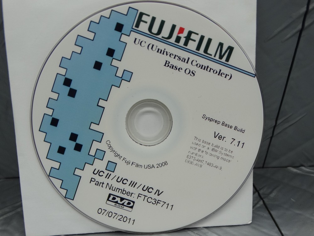 Fujifilm UC (Universal Controller) Base Operating System FTC3F711