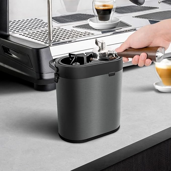 Automatic Portafilter Cleaner Espresso Knock Box