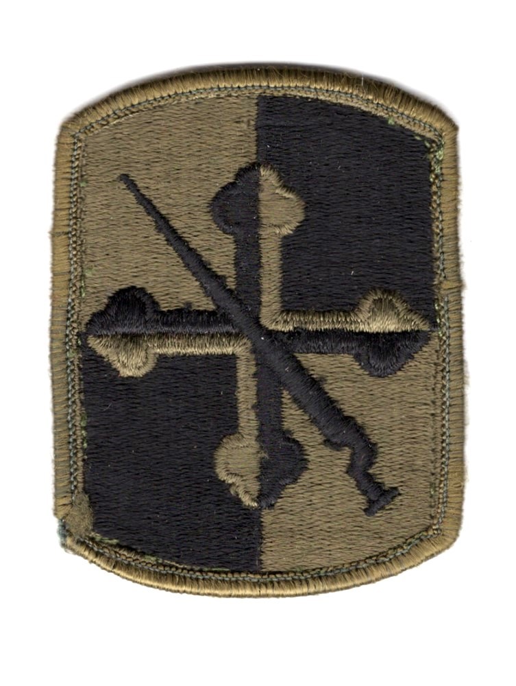 Army Patch: 58th Infantry Brigade - subdued, merrowed edge