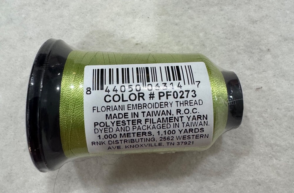 Floriani Embroidery Thread 10 New Spools Polyester Multiple Colors