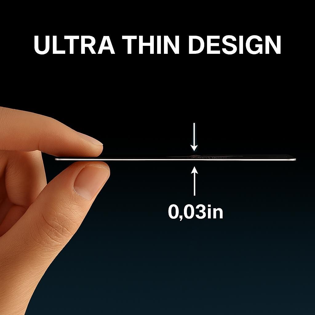 RFID Blocking Card for Wallet - Slim NFC Protector for Credit Debit ID (2 pack)