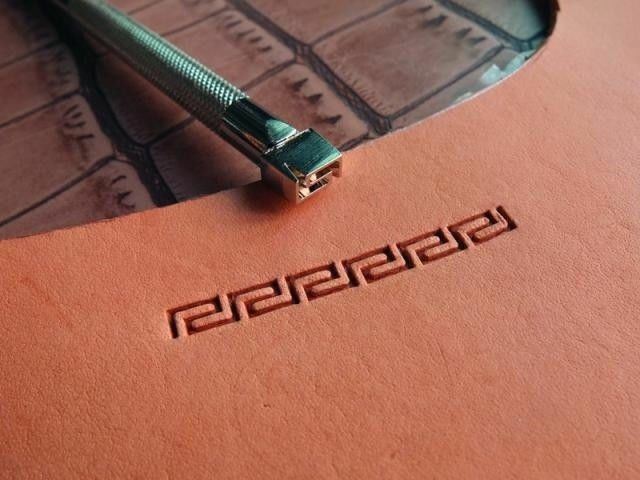 Stainless Steel leather craft Border pattern Decorative pattern Stamp Tool