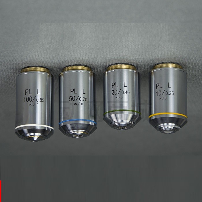Long Working Distance Infinity Plan Achromatic Microsocpe Objective Lens PLL