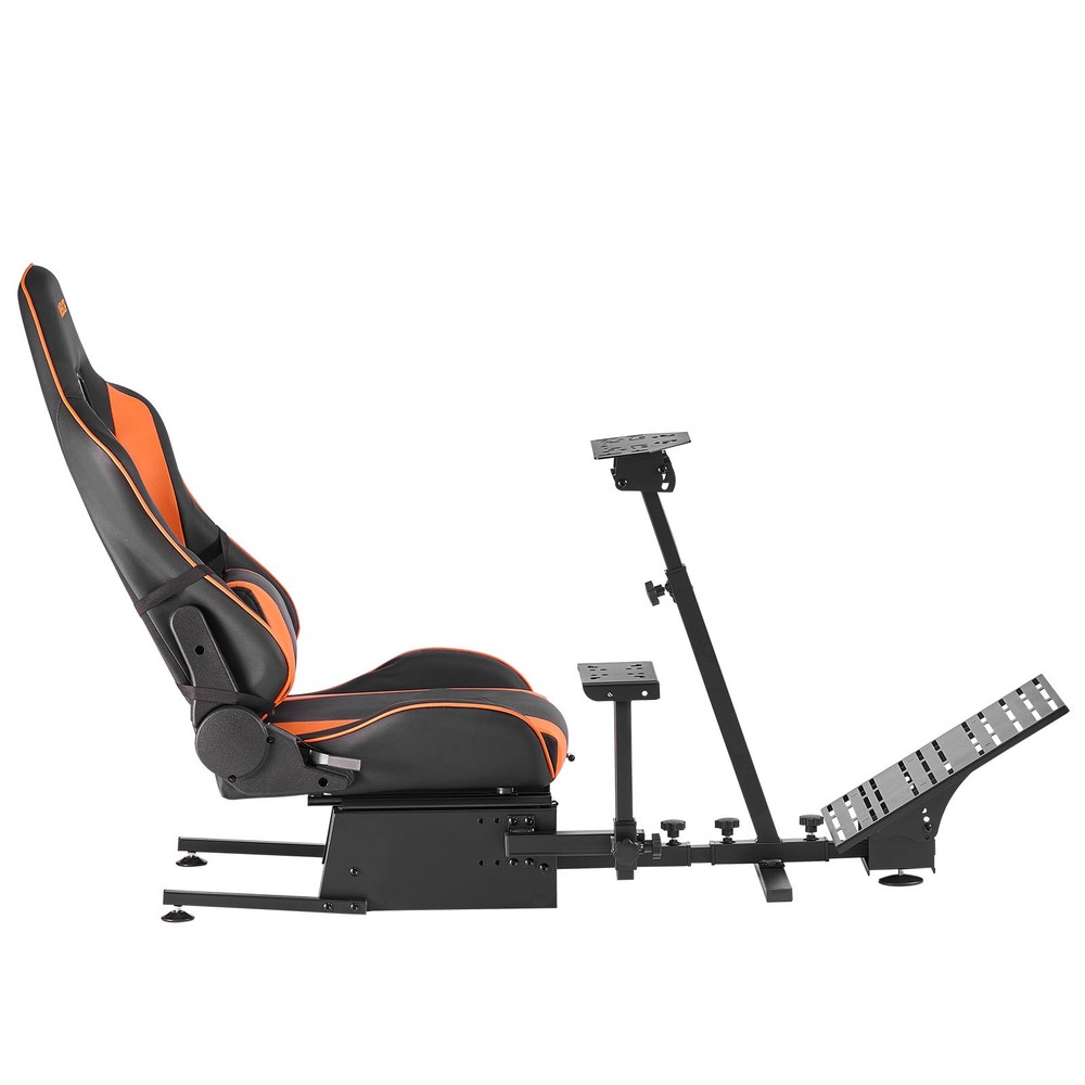 VEVOR Racing Wheel Stand Simulator Cockpit Fit Logitech Thrustmaster CSR Pedals