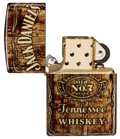 Zippo Lighter - Customized Engraved Message on Windproof Jack Daniels 46278