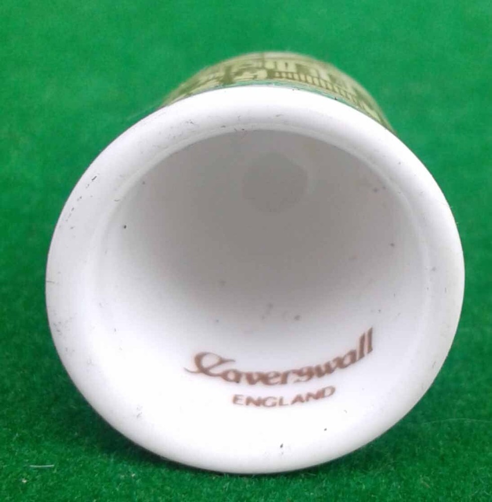 9 CAVERSWALL BONE CHINA THIMBLES.