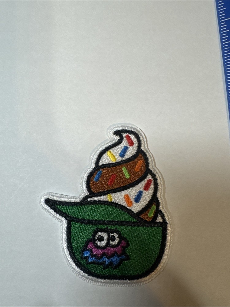 Phanatic Ice Cream Embroidered Iron On Patch