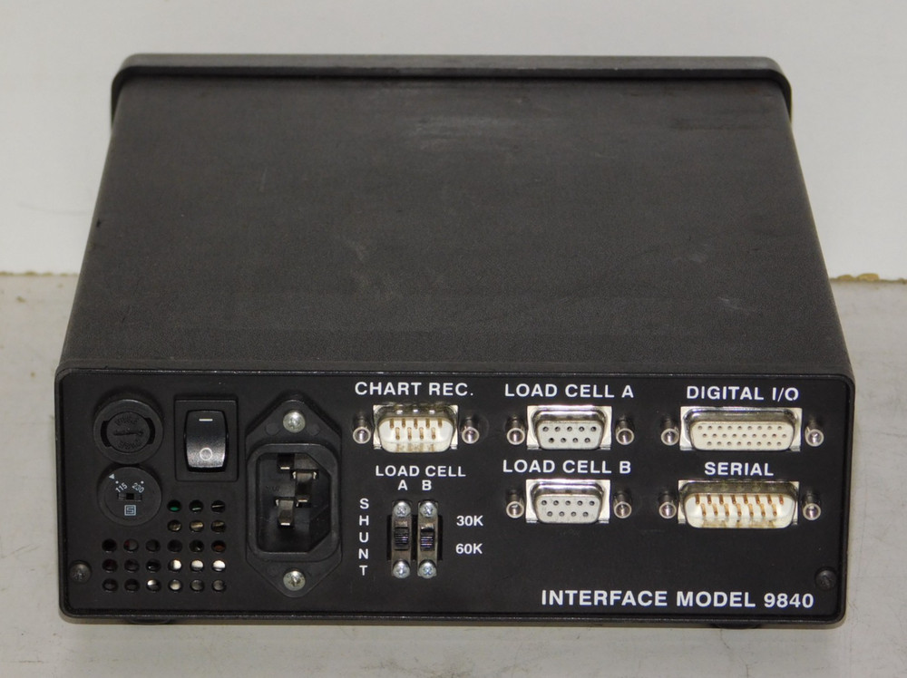 Interface 9840 Digital Calibration Grade Multi Channel Load Cell Indicator Unit
