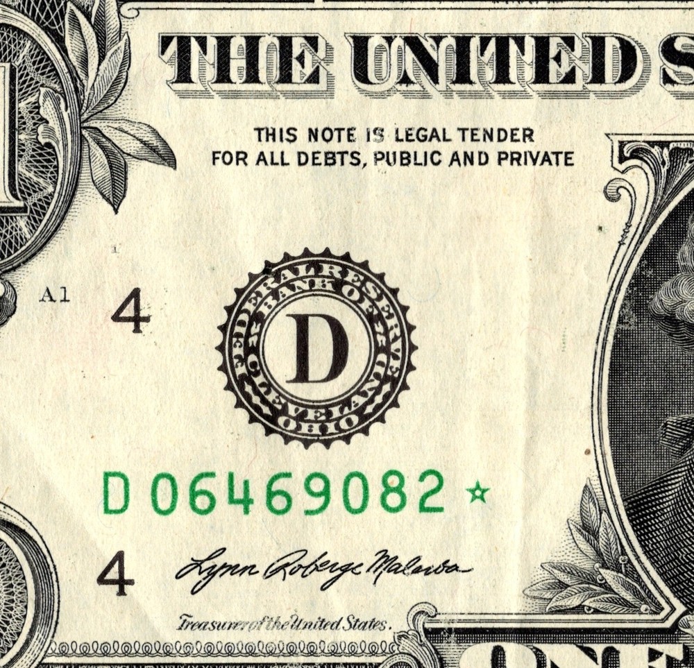 2021 D Star note One Dollar Bill Regular Run 3.2 pack note