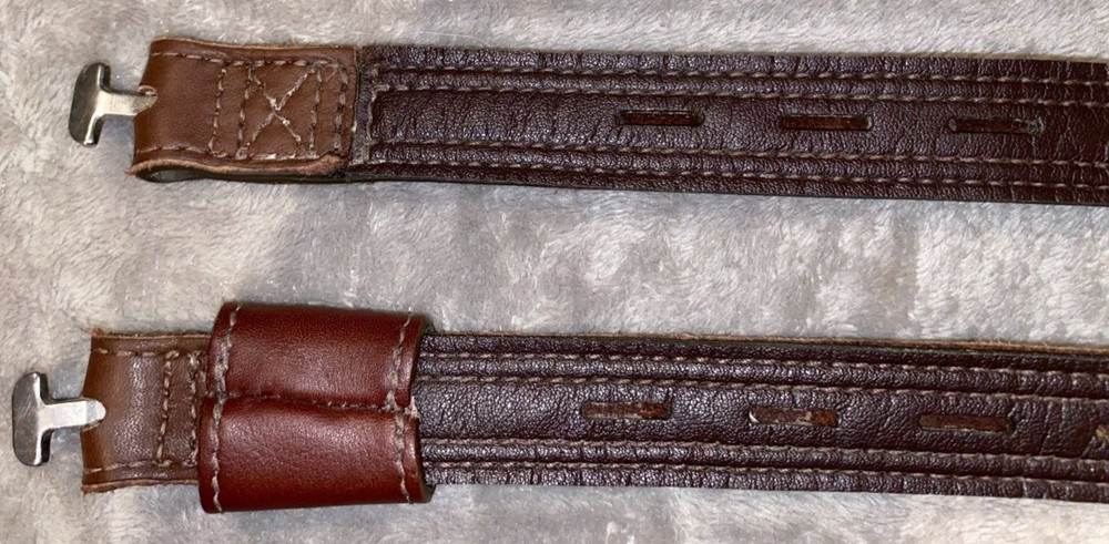 BATES BROWN LEATHER WEBBERS