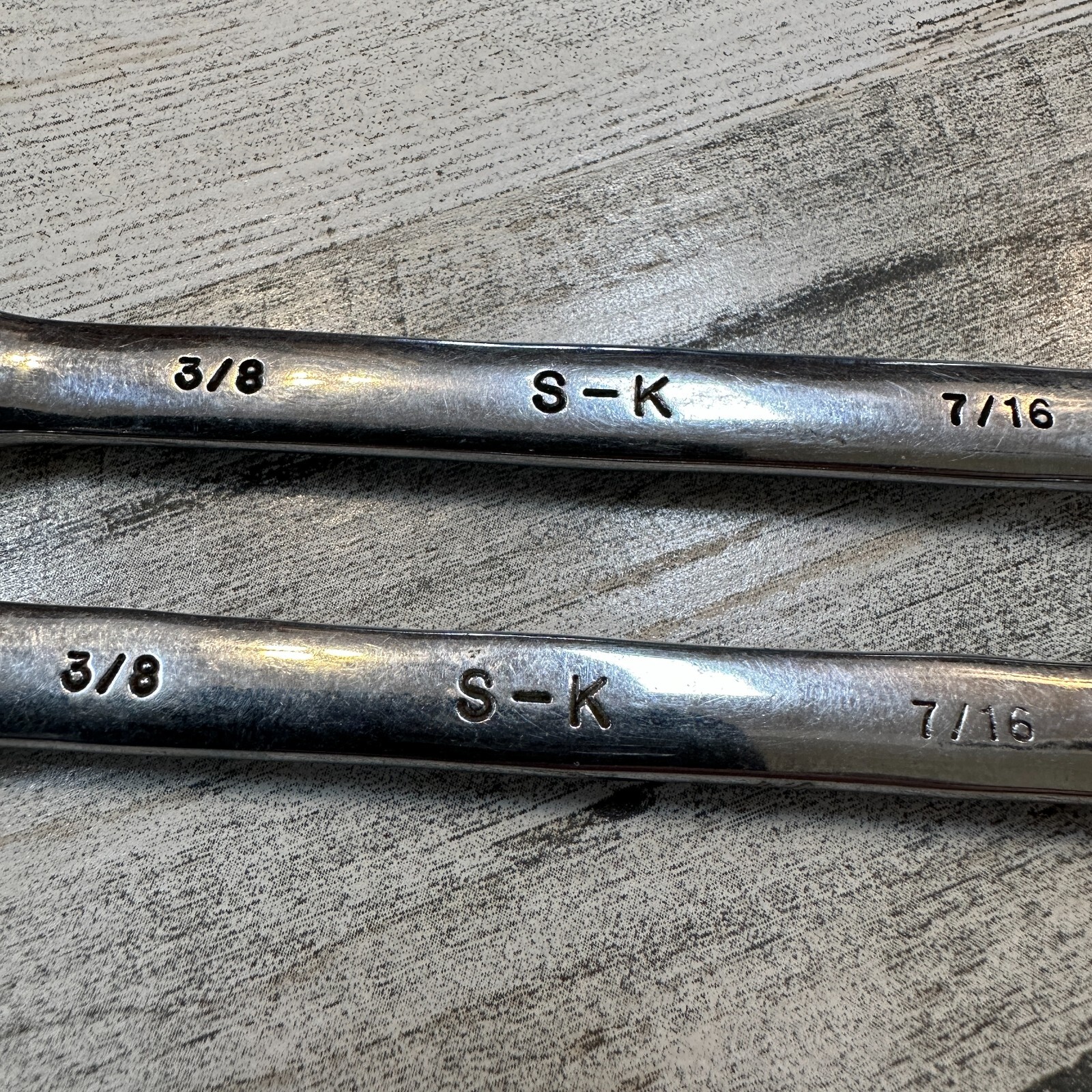 Easco USA 7/16" X 3/8" 6 Point Flare Nut Line Wrench 60114 Lot of 2