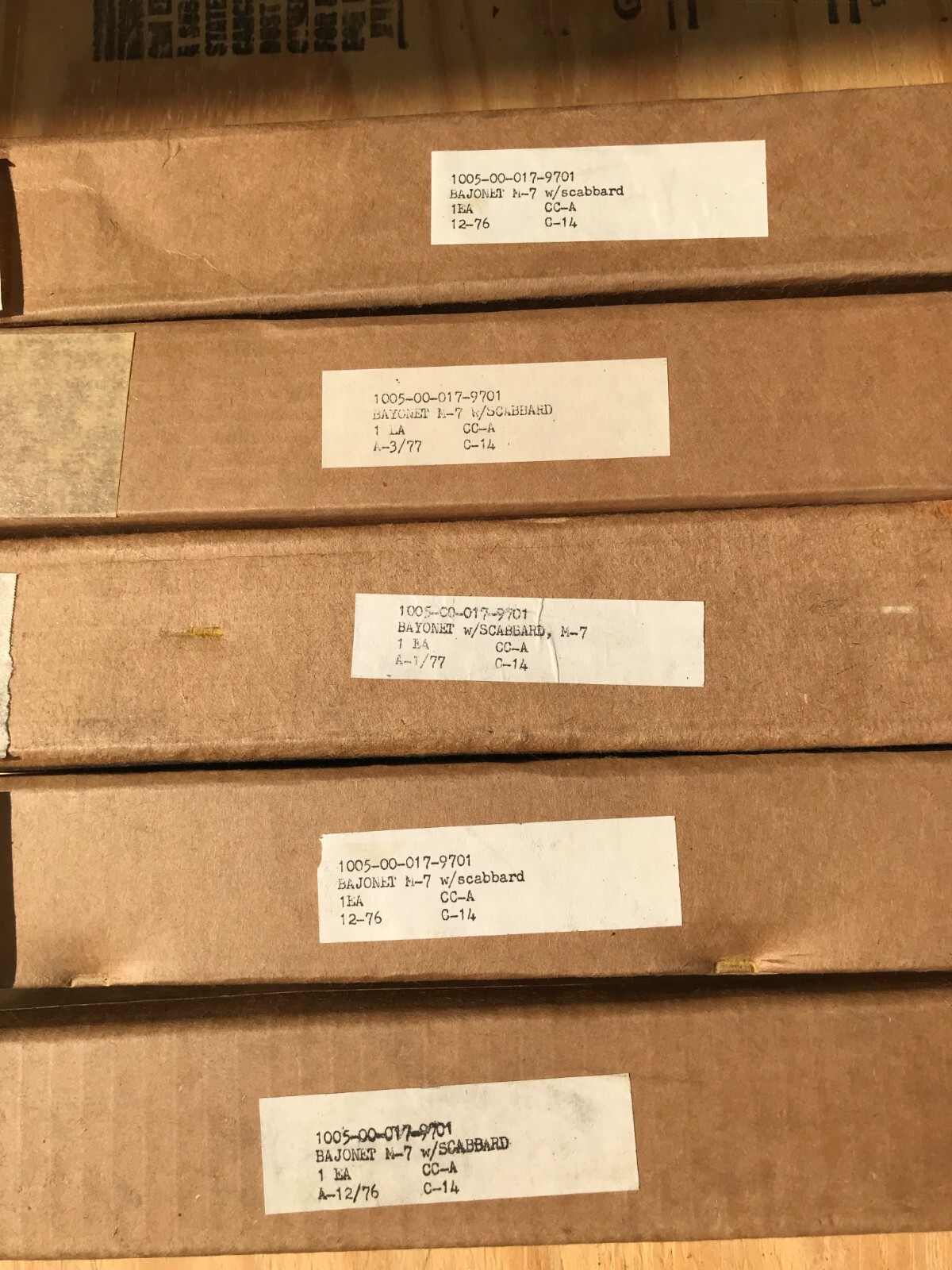 M7 & M8A1 Knife Vietnam War SEALED US M8A1 Scabbard USGI RARE NOS Sealed in Box