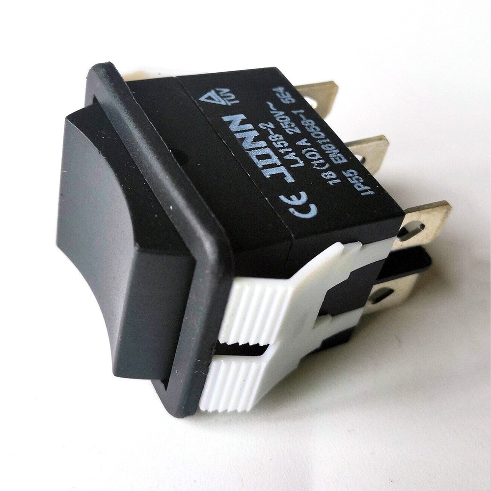 Micro Electric Control Switch Assembly LA158-210A Double Reset Switch Black