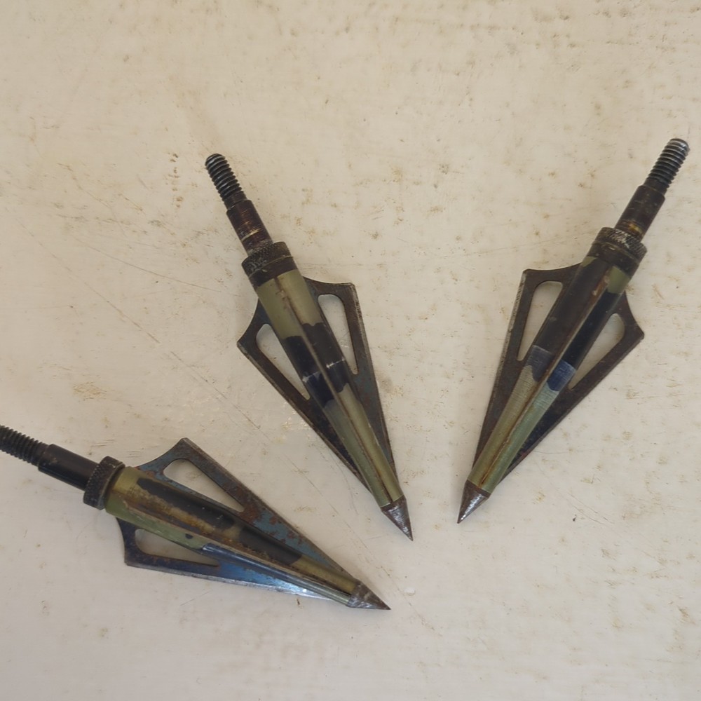 Used 3-Blade Fixed-Blade Broadheads