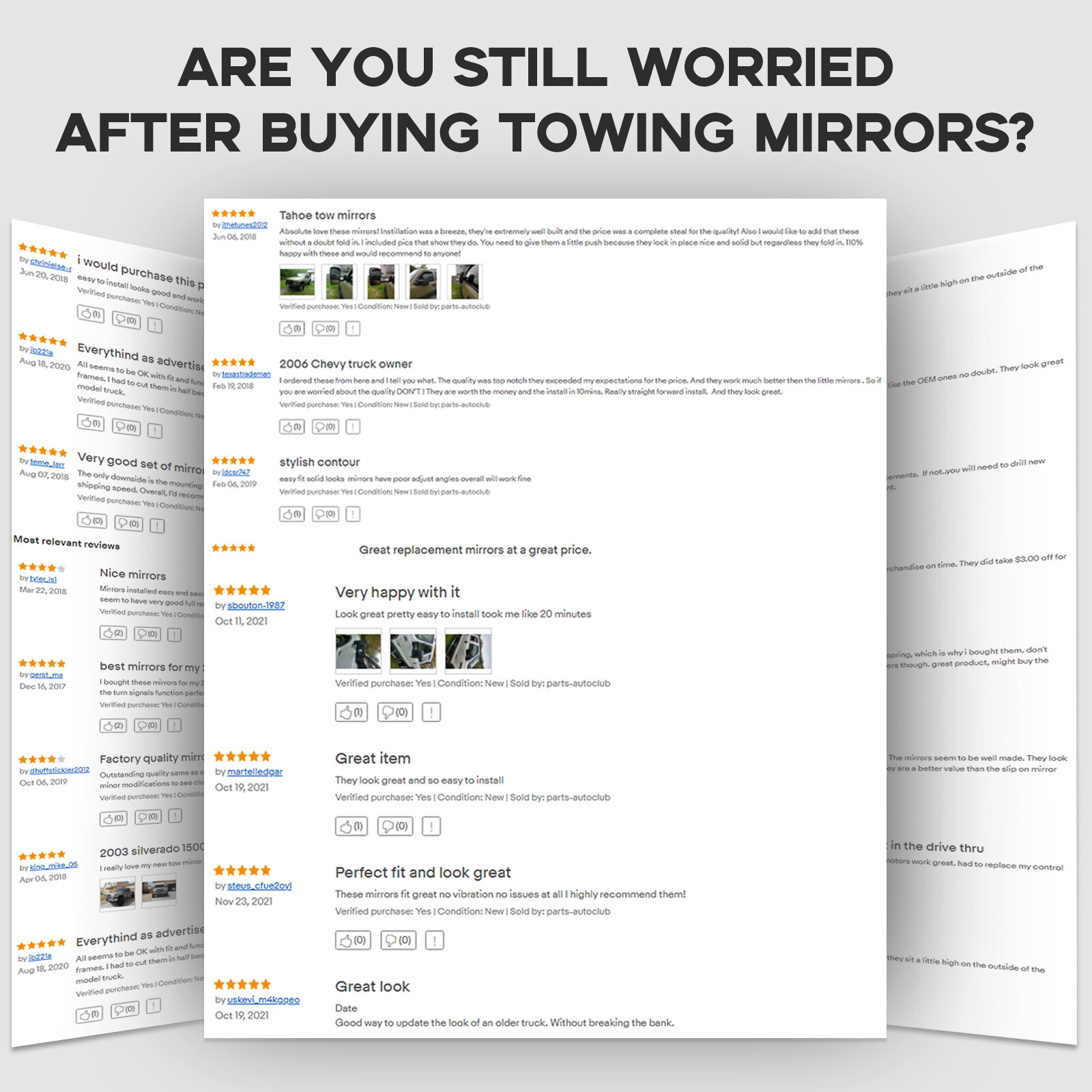 Left+Right 1994-2001 Dodge RAM 1500 94-02 2500/3500 Flip Up Manual Tow Mirrors