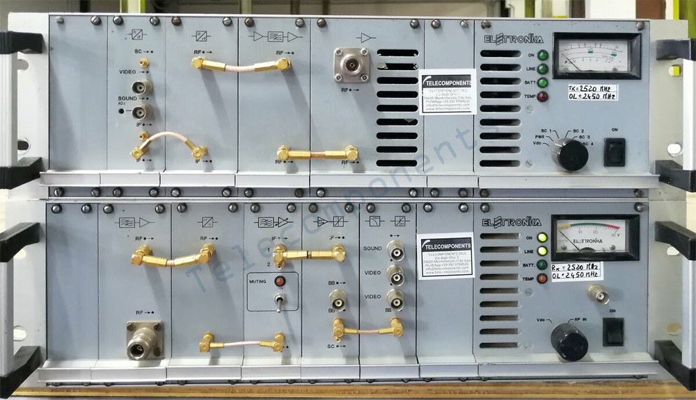 Long range TV link 2.5/2.4 Ghz professional 5 Watt Elettronika complete