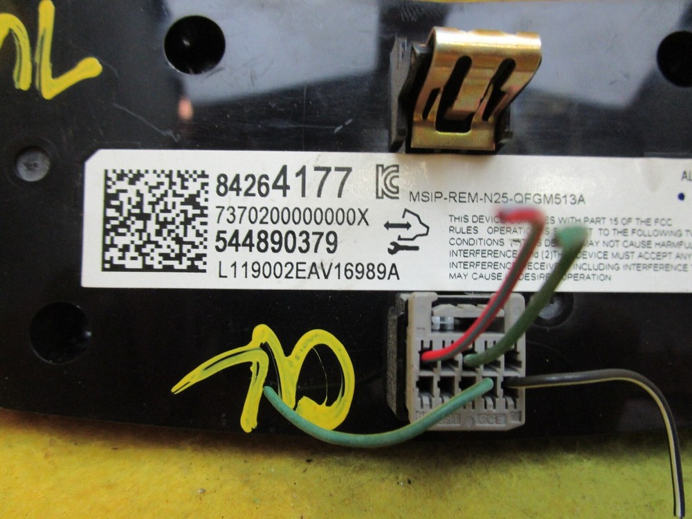 14 2014 Ford Focus AC Heat Temperature Climate Control Switch