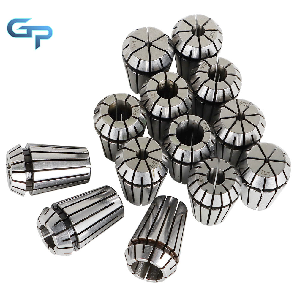 14Pcs ER20 1/16"-1/2" Spring Collet Set for CNC Milling Lathe Tool Workholding