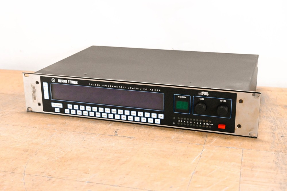 Klark Teknik DN3600 Programmable Graphic Equalizer CG01XTR