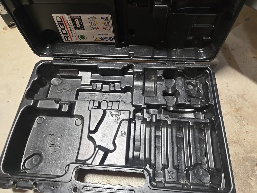 Ridgid RP 240 Press Tool Storage Case Only.