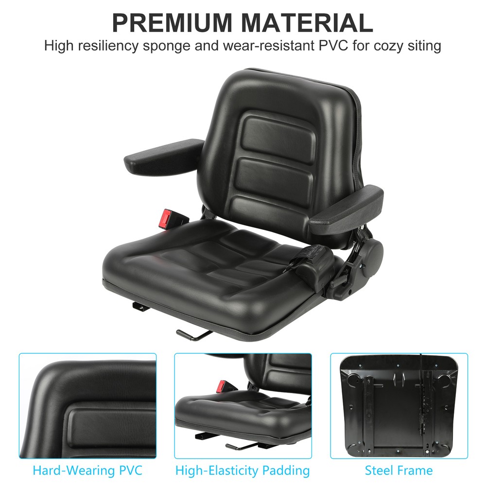 Universal Tractor Forklift Seat Replacement Excavator Weeding Machine Mower