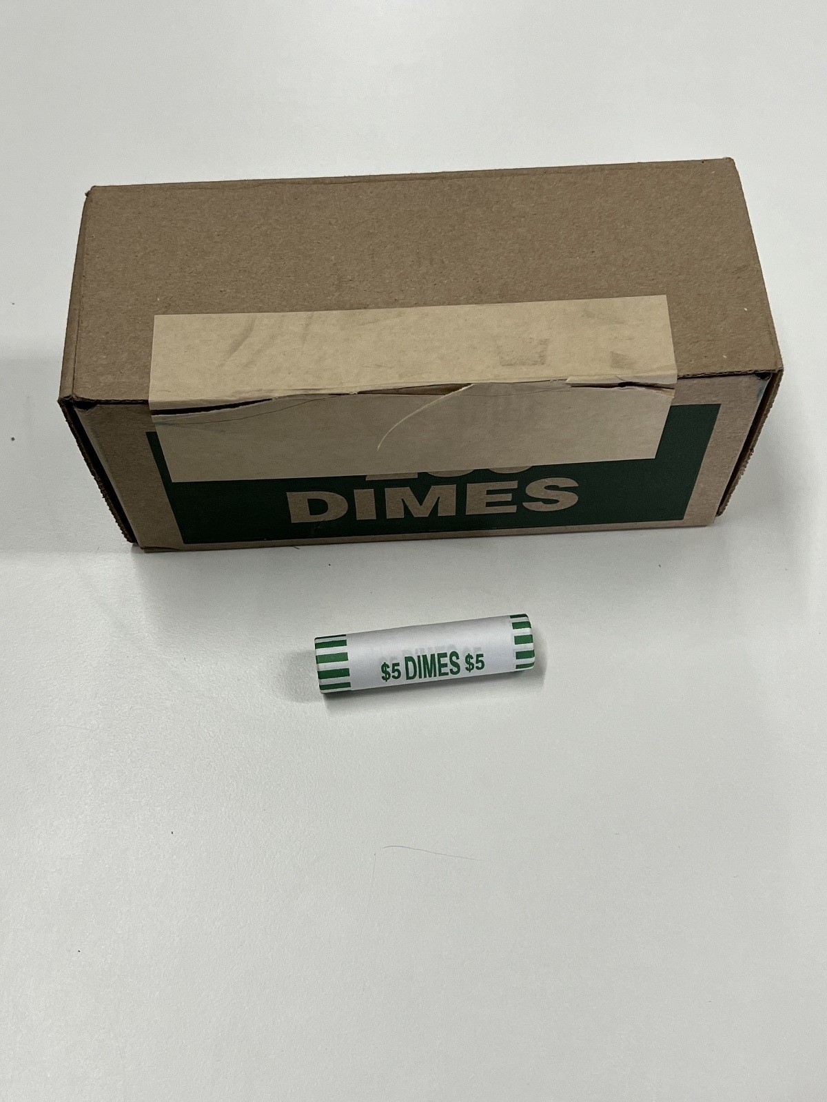 Unsearched Dime Bank Roll | Find Silver Dimes & Mercury Dimes!