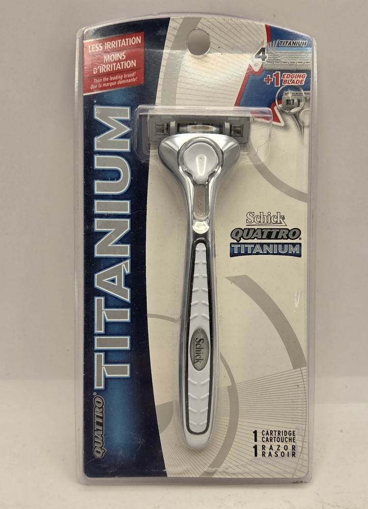 Schick Quattro Titanium Razor NOS