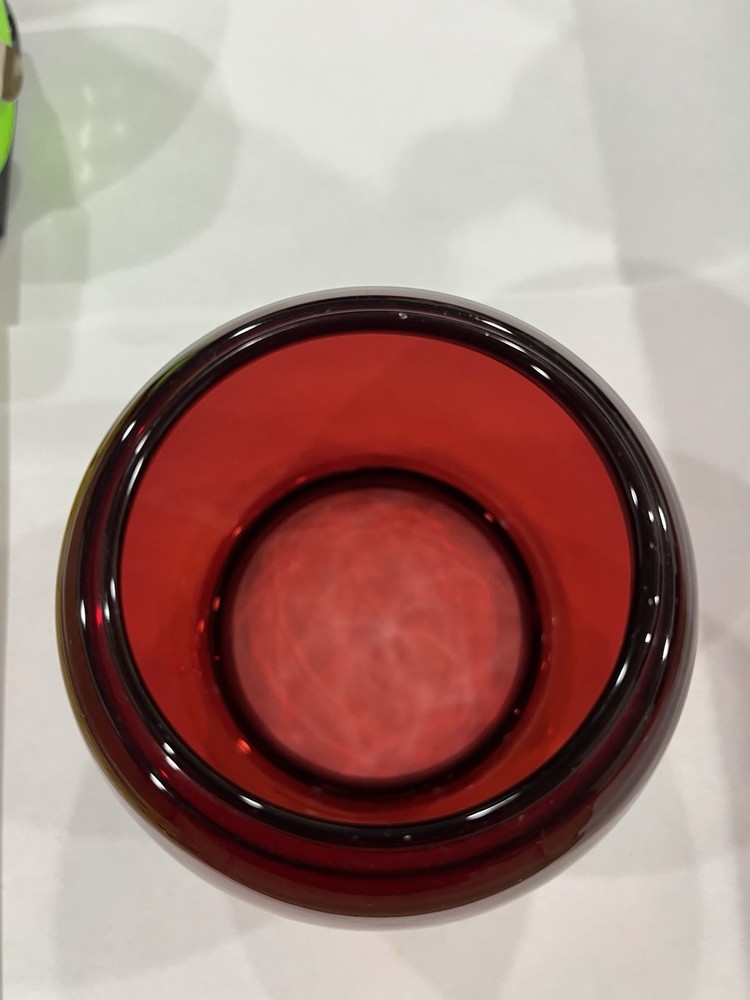 4" Red Glass Replacement Globe for Barn or Railroad Lantern