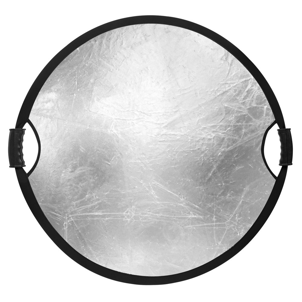 Glow Circular Collapsible Reflector with Handles (32", Gold/Silver)